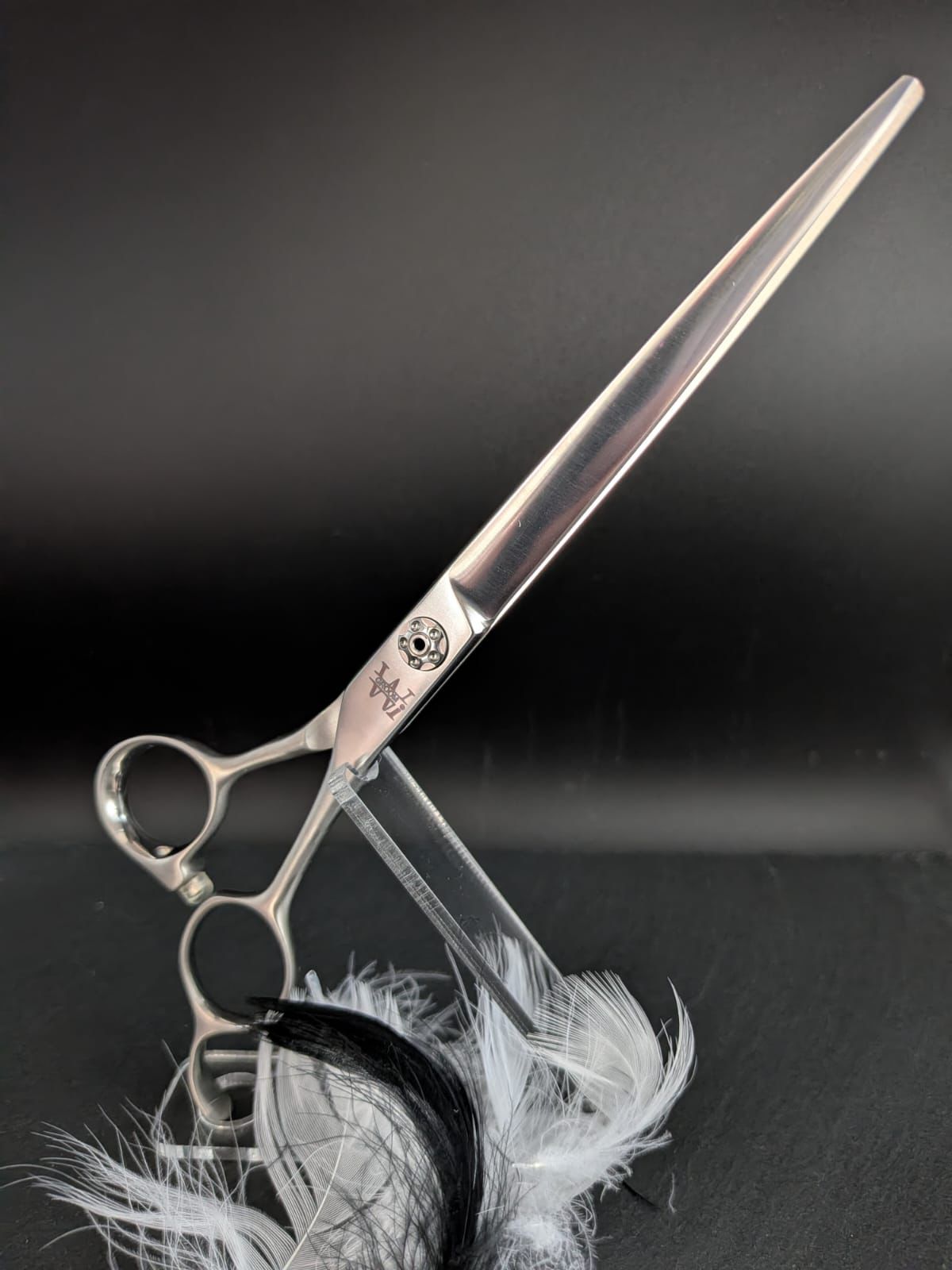WiGroom Pro Grooming Schere 7" – Gerade – Ultraleicht